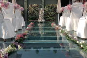 Decoración boda terraza efímeras